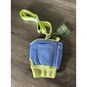 Adventuridge Blue Tumbler Carrier Cup Holder w/ Strap & Pockets New